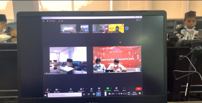 Perkuat Iman, BPJS Ketenagakerjaan Belajar Mengaji Online Bersama Anak Yatim